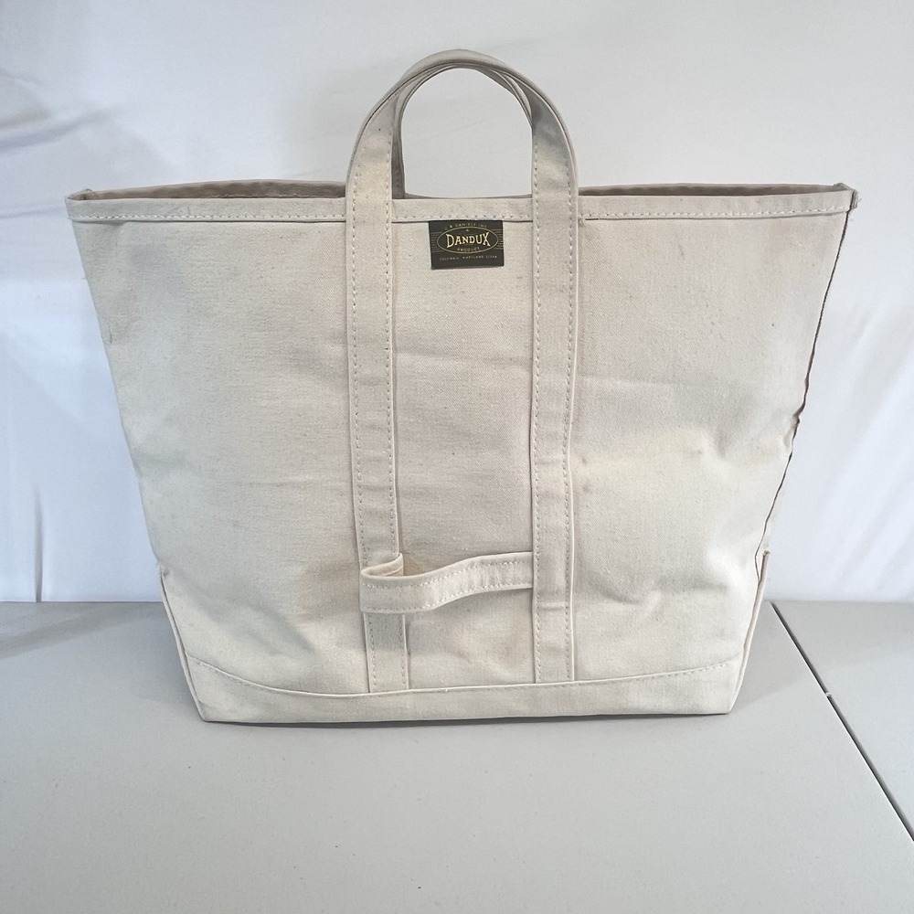Vintage Dandux CR Daniels Canvas Shoreman Lineman Bag Boat Tote Heavy Duty